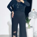 Tasarım File Pantolon