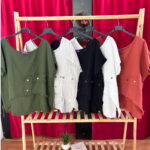 SENA Müslin Crop Bluz