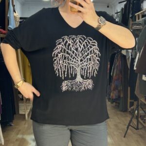 İTALYAN TAŞLI HAYAT AĞACI MODEL BLUZ