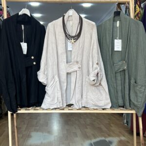 İTALYAN KETEN CEKET BÜYÜK BEDEN